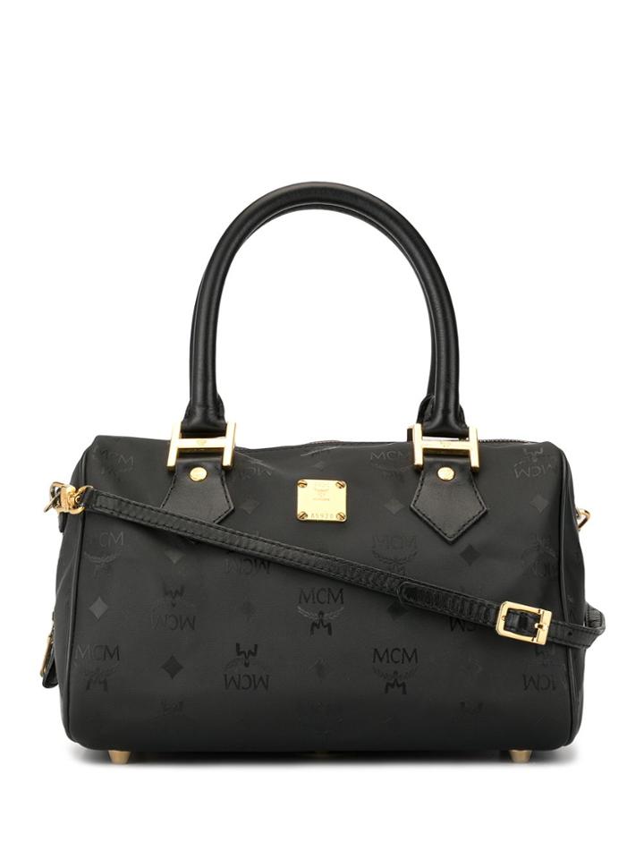 Mcm Pre-owned Visetos Shoulder Bag - Black