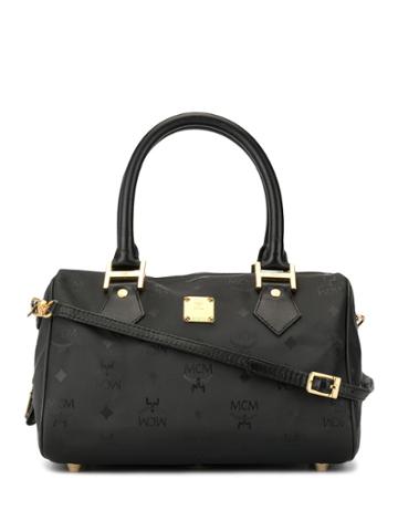 Mcm Pre-owned Visetos Shoulder Bag - Black