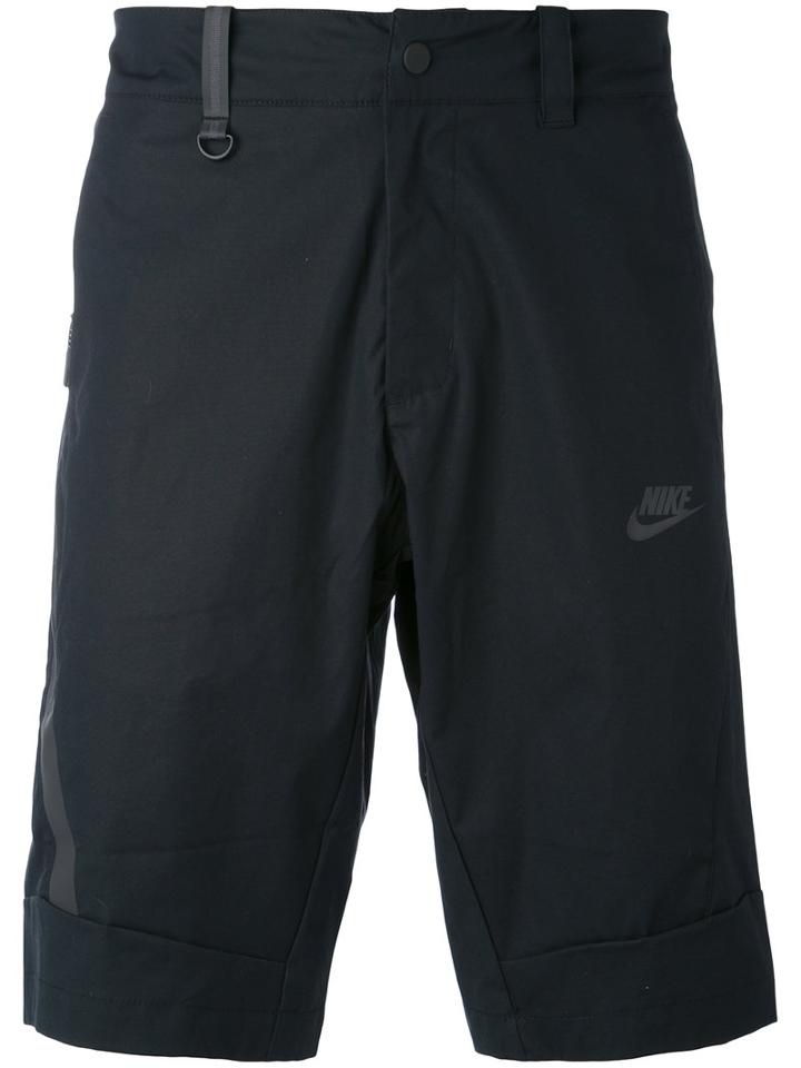 Nike - Bonded Shorts - Men - Cotton/spandex/elastane - L, Black, Cotton/spandex/elastane