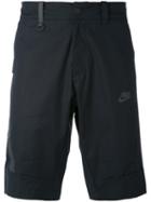 Nike - Bonded Shorts - Men - Cotton/spandex/elastane - L, Black, Cotton/spandex/elastane