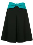 Mary Katrantzou Bow Front A-line Skirt - Black