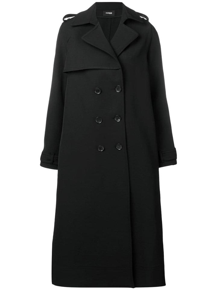Kwaidan Editions Double-breasted Coat - Black