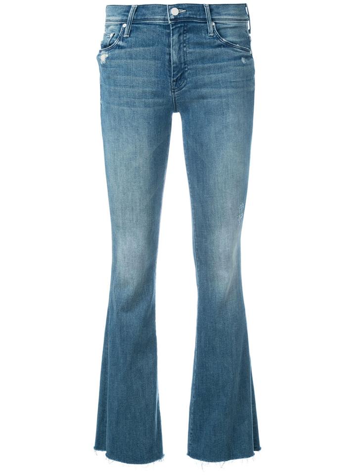 Mother - Bootcut Jeans - Women - Cotton/spandex/elastane - 30, Women's, Blue, Cotton/spandex/elastane