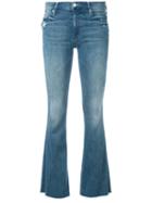 Mother - Bootcut Jeans - Women - Cotton/spandex/elastane - 30, Women's, Blue, Cotton/spandex/elastane