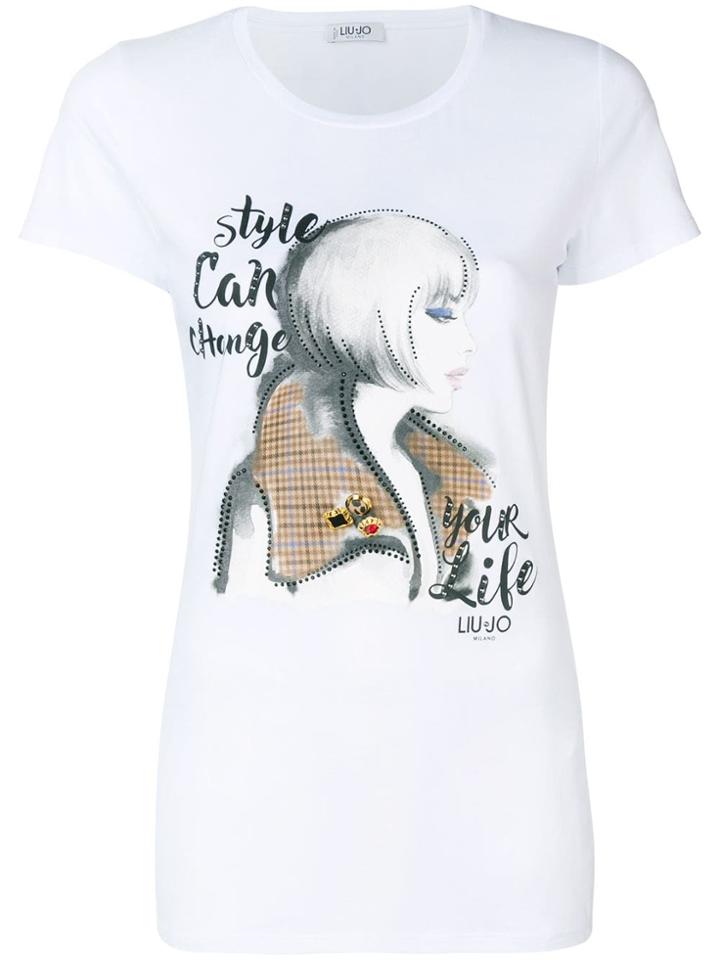 Liu Jo 'style Can Change Your Life' T-shirt - White