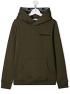 Calvin Klein Kids Teen Printed Logo Hoodie - Green