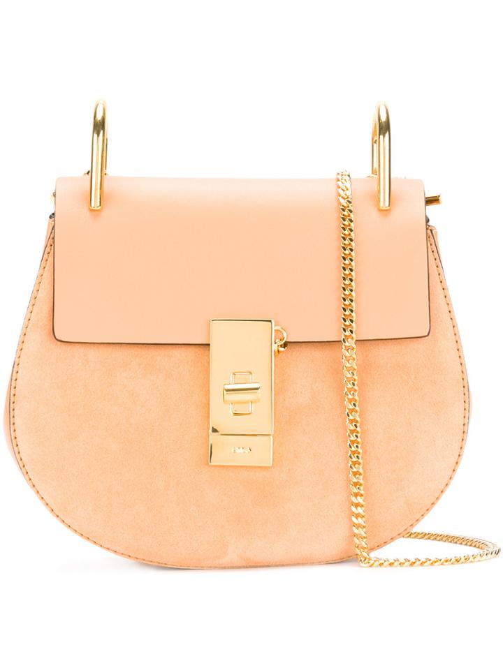 Chloé Drew Shoulder Bag - Pink & Purple