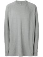 Rick Owens Drkshdw Baseball Jumper - Grey
