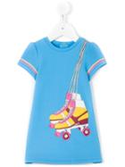 Little Marc Jacobs - Skates Print T-shirt - Kids - Cotton/elastodiene/polyester - 36 Mth, Blue