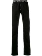 Philipp Plein Logo Band Jeans - Black