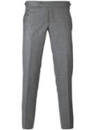 Thom Browne - Straight Leg Trousers - Men - Polyester/cupro/wool - 1, Grey, Polyester/cupro/wool