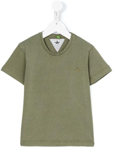 Macchia J Kids - Star Patch T-shirt - Kids - Cotton - 5 Yrs, Green