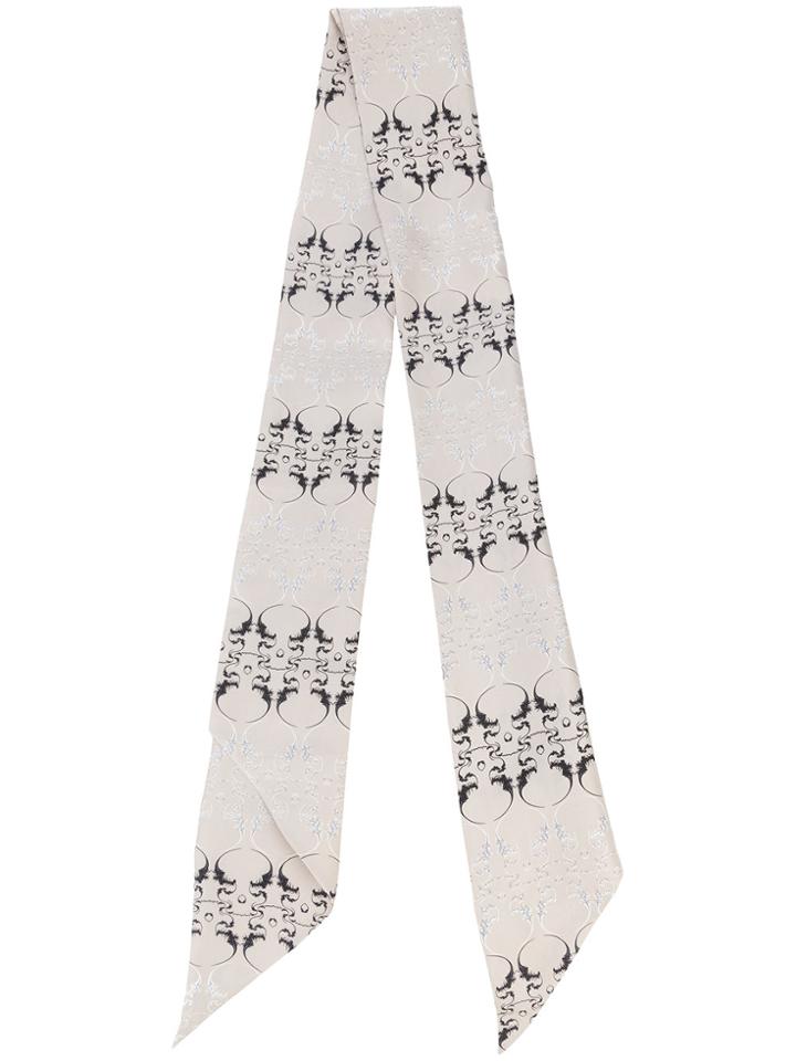 Thomas Wylde Oleander Printed Scarf - Nude & Neutrals