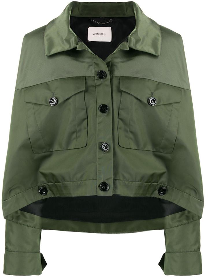 Dorothee Schumacher Oversized Button-up Jacket - Green