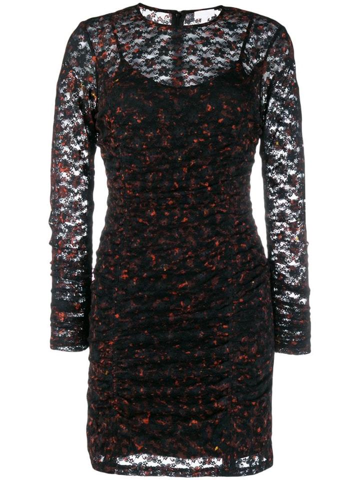 Lala Berlin Animal Noise Fire Dress - Black