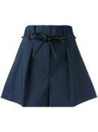 3.1 Phillip Lim Pleated Shorts - Blue