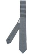 Thom Browne Classic 4-bar Tie - Grey