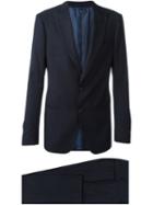 Giorgio Armani Two-button Suit, Men's, Size: 48, Blue, Acetate/viscose/virgin Wool
