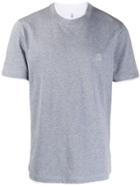 Brunello Cucinelli Contrast Trim T-shirt - Grey