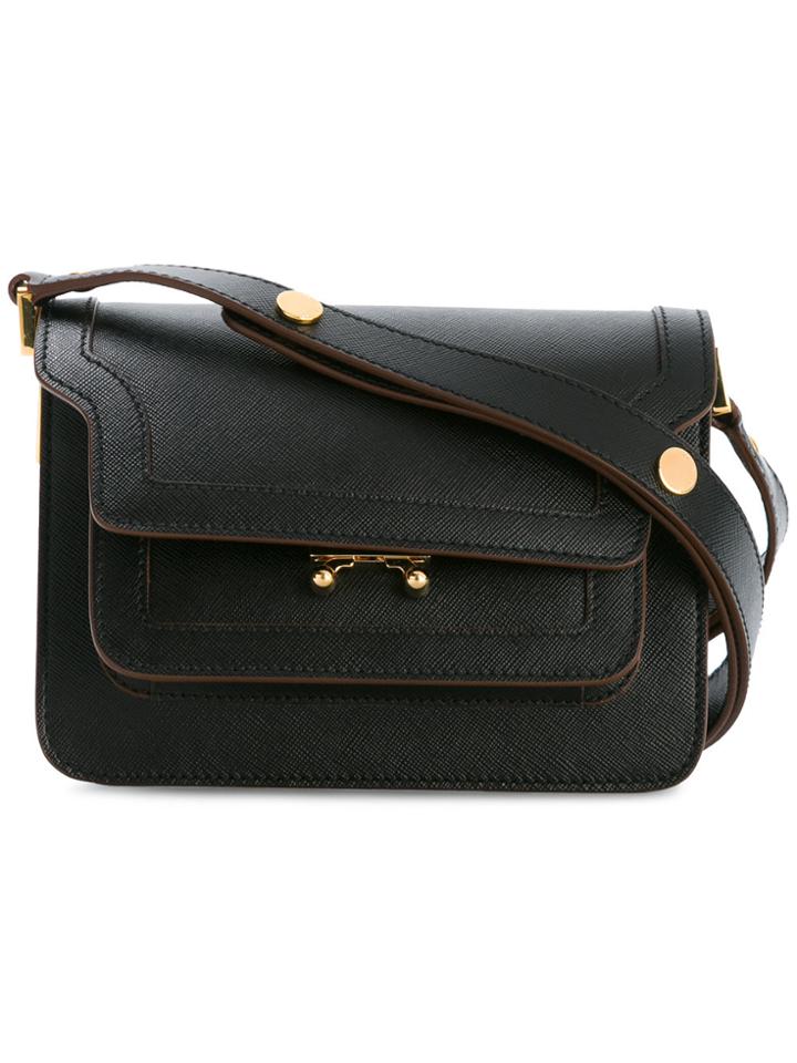 Marni Trunk Mini Shoulder Bag - Black