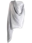 Pleats Please By Issey Miyake Oversized Pleated Scarf - Grey