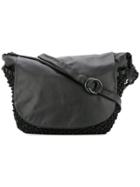 Yohji Yamamoto Net Detail Shoulder Bag - Black