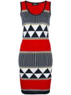 Dsquared2 Embroidered Fitted Dress - Multicolour