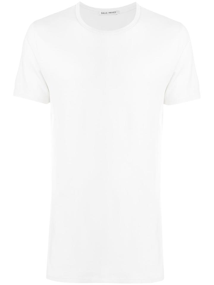 Salle Privée Round Neck T-shirt - White