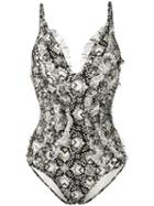 Zimmermann - Divinity Ruffle Swimsuit - Women - Nylon/spandex/elastane/polyamide - 0, Black, Nylon/spandex/elastane/polyamide