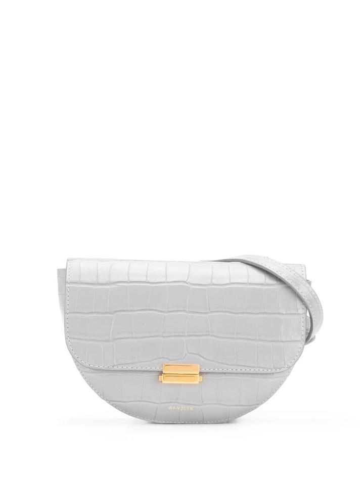 Wandler Embossed Belt Bag - Grey