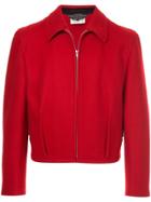 Comme Des Garçons Pre-owned Cropped Zip-up Coach Jacket - Red
