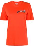 Kirin Gun Print T-shirt - Orange