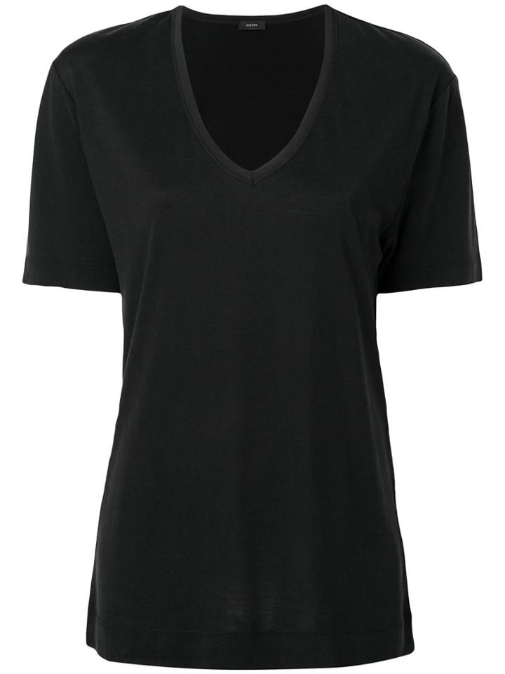 Joseph V-neck T-shirt - Black