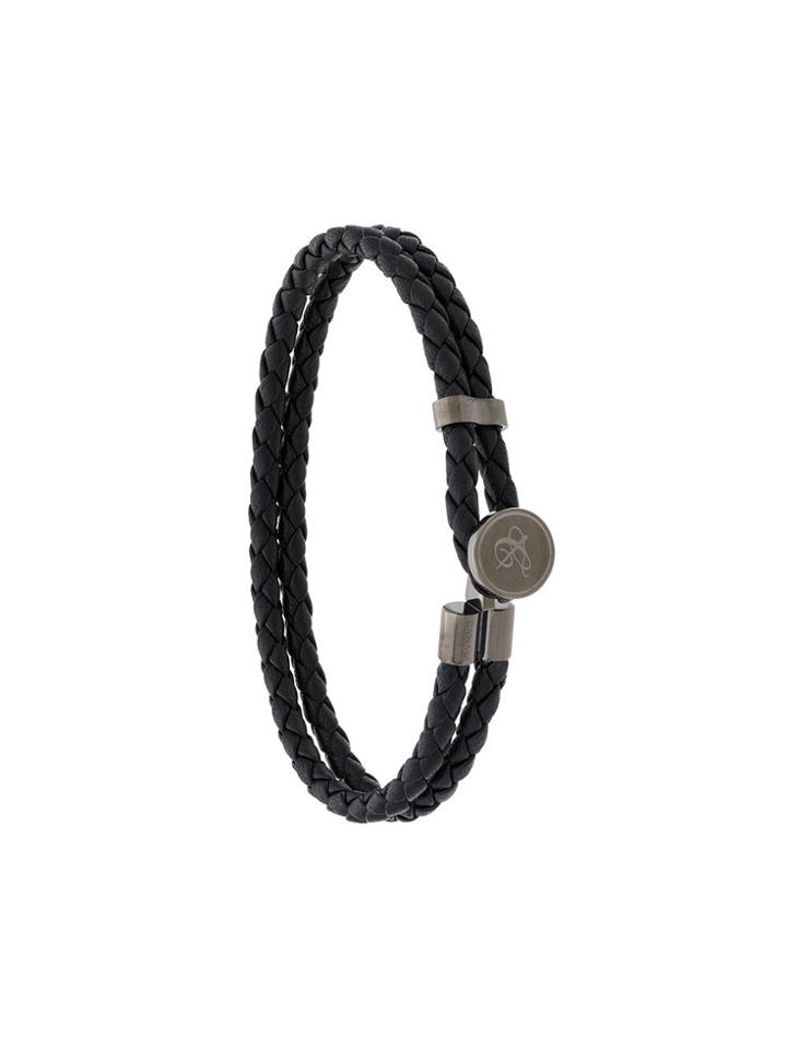 Canali Woven Bracelet - Black