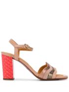 Chie Mihara Baola Block Heel Sandals - Neutrals