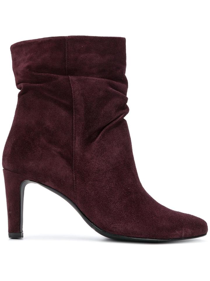 Hogl Fame 80mm Booties - Pink & Purple