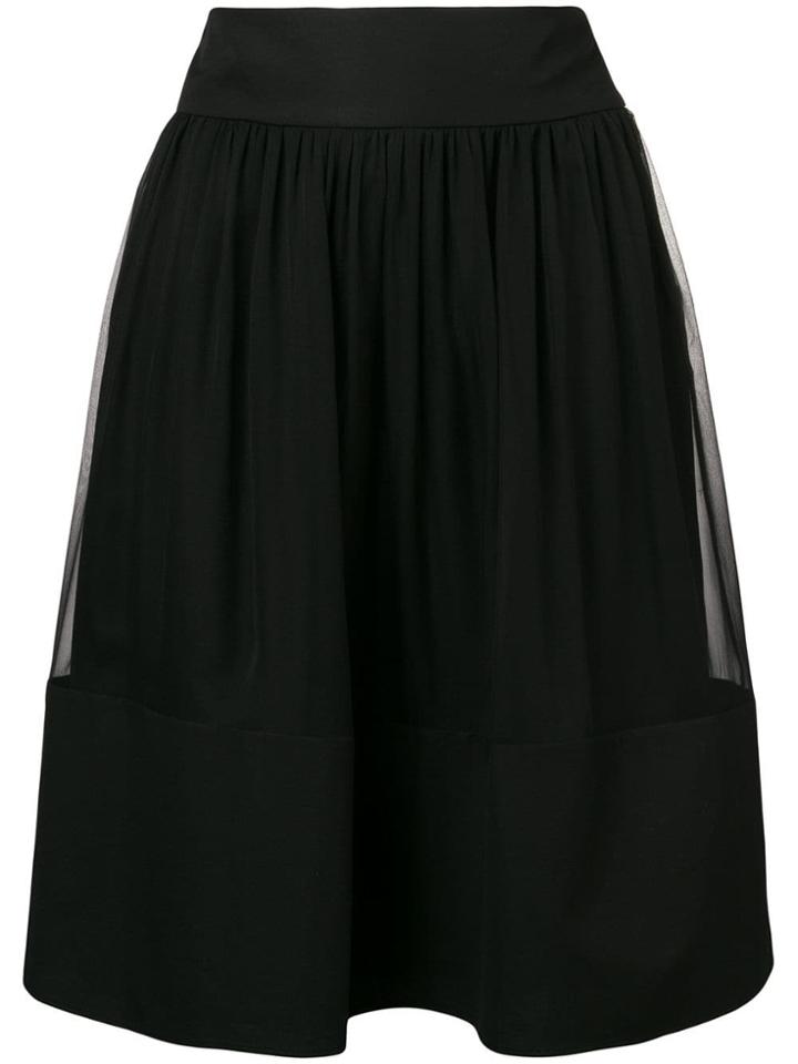 Alberta Ferretti Flared Skirt - Black