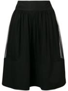 Alberta Ferretti Flared Skirt - Black