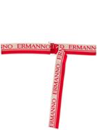 Ermanno Ermanno Logo Belt - Red