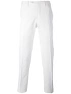 Kiton Classic Chino Trousers, Men's, Size: 56, White, Cotton
