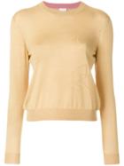 Paul Smith Pin-hole Pattern Sweater - Yellow & Orange