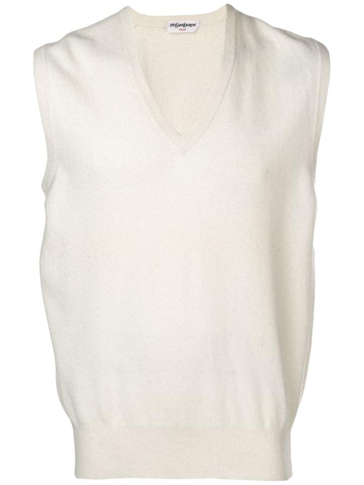 Yves Saint Laurent Vintage Ysl Sweater - White
