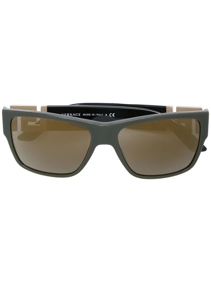 Versace Rock Icons Wayfarer Sunglasses - Black