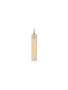 Foundrae 18kt Gold Water Clockweight Pendulum Pendant