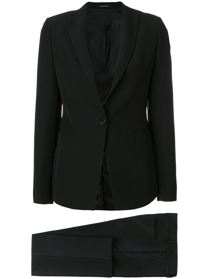 Tagliatore Two Piece Trouser Suit - Black