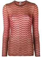 M Missoni Zigzag Pattern Jumper - Pink