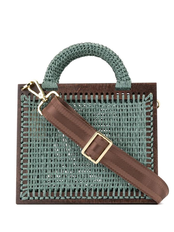 0711 St. Barts Small Tote - Green