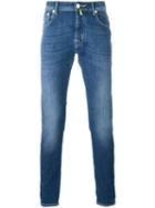 Jacob Cohen Slim Fit Jeans, Men's, Size: 37, Blue, Cotton/polyester/spandex/elastane