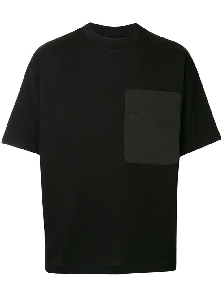 N. Hoolywood Chest-pocket Short Sleeve T-shirt - Black