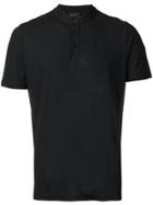 Roberto Collina Buttoned T-shirt - Black